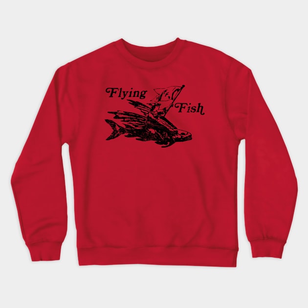 Flying Fish Records Crewneck Sweatshirt by MindsparkCreative